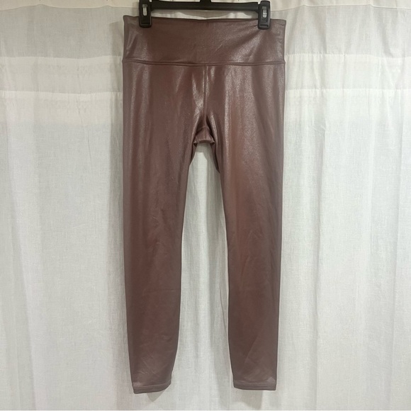 Athleta Elation Shimmer Tight In Powervita, Cinnamon - Picture 2 of 9